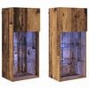 vidaXL Wall-mounted TV Cabinets 2 pcs Old Wood Engineered Wood
