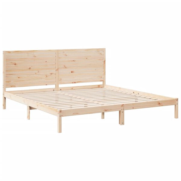 vidaXL Extra Long Bed Frame without Mattress 200x220 cm Solid Wood