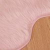 vidaXL Faux Sheepskin Rug Tafalla Pink 80 x 120 cm Polyester