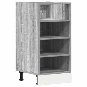 vidaXL Bottom Cabinet "Riga" Grey Sonoma 40x44,5x81,5 cm Engineered Wood