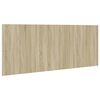 vidaXL Bed Headboard with Cabinets Sonoma Oak 200 cm Engineered Wood