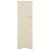 vidaXL Plastic Cabinet 40x43x125 cm Wood Design Angora White