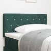 vidaXL Headboard with Headboard Dark Green 90 cm Faux Leather
