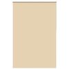 vidaXL Roller Blind Blackout Beige 160x230 cm Fabric Width 156.6 cm Polyester