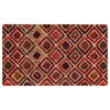 vidaXL Rug Runner MARSA Multicolour 80 x 100 cm Polyester and PVC