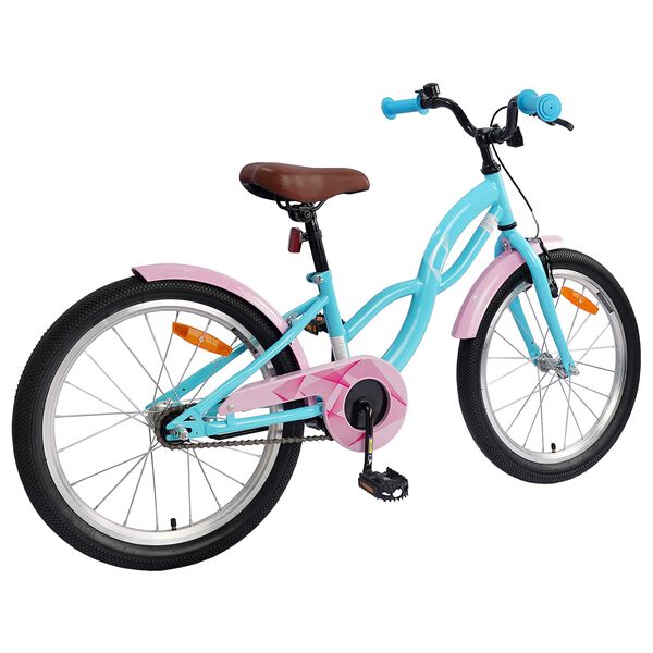 vidaXL Kids Bike 20'' for 6-11 Years Old Light Blue