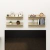 vidaXL Wall Shelf 4 pcs Sonoma Oak 60x11.5x18 cm Engineered Wood