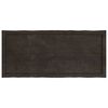 vidaXL Table Top Dark Brown 120x50x(2-6) cm Treated Solid Wood Live Edge