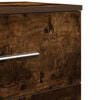 vidaXL Bedside Cabinets 2 pcs with 2 Drawers Smoked Oak 40x36x50 cm