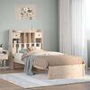 vidaXL Bookcase Bed without Mattress 75x190cm Small Single Solid Wood Pine