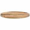 vidaXL Table Top &Oslash; 60x3.8 cm Round Solid Wood Rough Mango