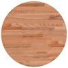 vidaXL Table Top &Oslash;40x4 cm Round Solid Wood Beech