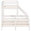 vidaXL Bunk Bed without Mattress 80x200/140x200 cm White Solid Wood
