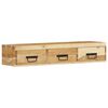 vidaXL Wall-mounted TV Cabinet 100x30x19 cm Solid Wood Acacia