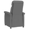vidaXL Recliner Chair Dark Grey Dark grey 70.5 x 96.5 x 95 cm Fabric