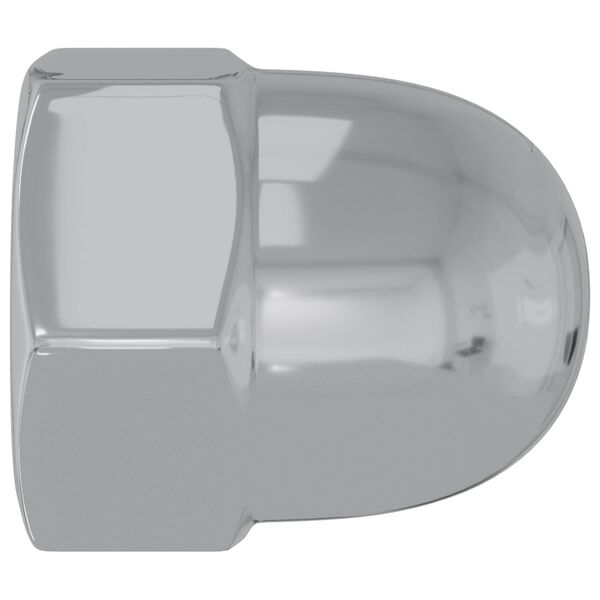 vidaXL Nut 2 pcs Silver M6 x 10 mm Iron