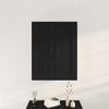 vidaXL Wall-mounted Cabinet Wall-mounted Black Oak 69.5 x 34 x 90 cm