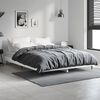 vidaXL Bed Frame without Mattress White 140x190 cm Engineered Wood