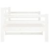 vidaXL Day Bed without Mattress White 90x190cm Solid Wood Pine