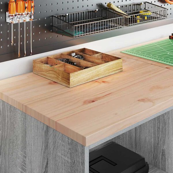 vidaXL Garage Storage Cabinet Grey Sonoma 60x51x85 cm Solid Wood Pine