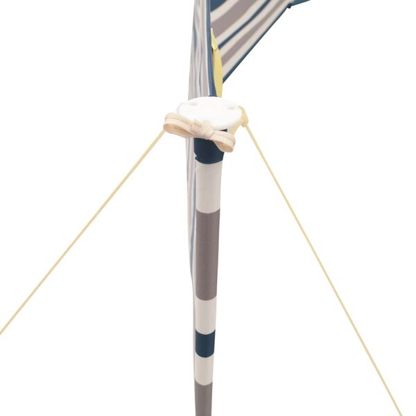 Easy Camp Beach Windscreen Shore Blue and Sand