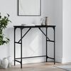 vidaXL Console Table Black 75x32x75 cm Engineered Wood