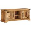 vidaXL TV Cabinet 110x35x45 cm Solid Rough Wood Mango