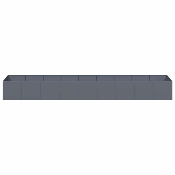 vidaXL Planter Anthracite 360x80x40 cm Steel
