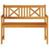 vidaXL Garden Bench Brown 110 x 56 x 90 cm Solid Acacia Wood