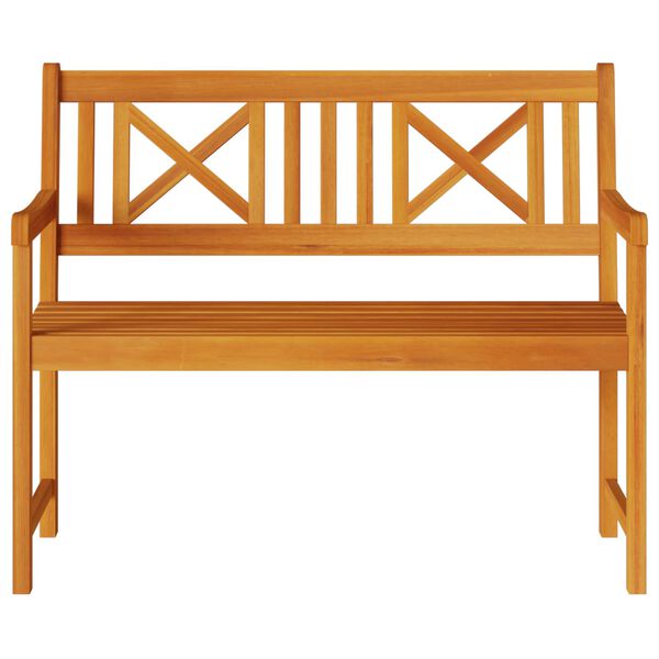 vidaXL Garden Bench Brown 110 x 56 x 90 cm Solid Acacia Wood
