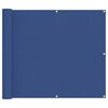 vidaXL Balcony Screen 100 x 800 cm Oxford Fabric Rectangular Blue