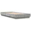 vidaXL Bed Frame without Mattress Concrete Grey 90x200 cm