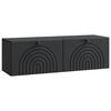 vidaXL Wall-Mounted TV Cabinet Black 98 x 31 x 30 cm Engineered Wood