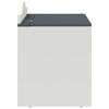 vidaXL Box with Storage and Chalkboard Front ROROS Grey and White
