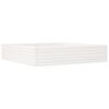 vidaXL Garden Planter White 110x110x23 cm Solid Wood Pine