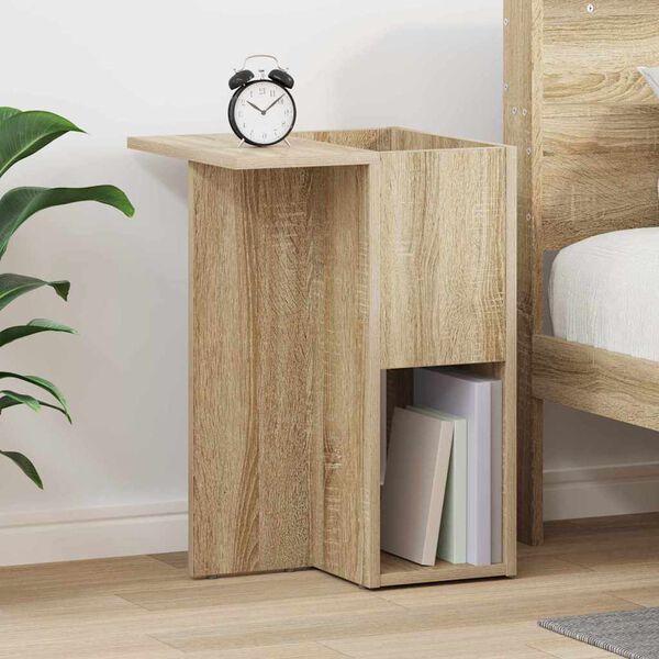 vidaXL End Table Sonoma Oak 35 x 40 x 55 cm Engineered Wood