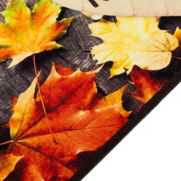 vidaXL Kitchen Rug Washable Autumn 60x180 cm Velvet