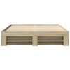 vidaXL Bed Frame without Mattress Sonoma Oak 150x200 cm King Size Engineered Wood
