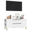 vidaXL TV Cabinet White 102x44.5x50 cm Engineered Wood