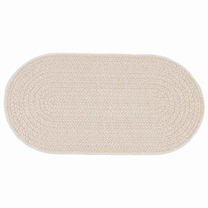 vidaXL Rug ZIZUR Cream 150 x 80 cm Polypropylene