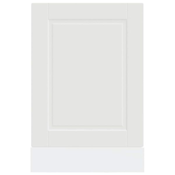 vidaXL Dishwasher Panel Porto White 45x1,5x57 cm Engineered Wood