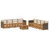 vidaXL Sofa Sets 9 pcs Solid Acacia Wood