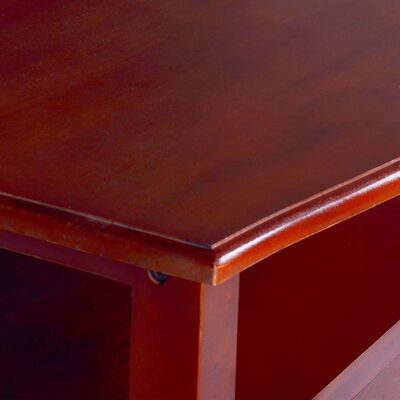 vidaXL Coffee Table Classical Brown 90x50x40 cm Solid Mahogany Wood