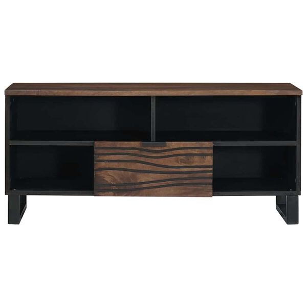 vidaXL TV Units with Drawer Walnut 105 x 33 x 46 cm Engineered wood
