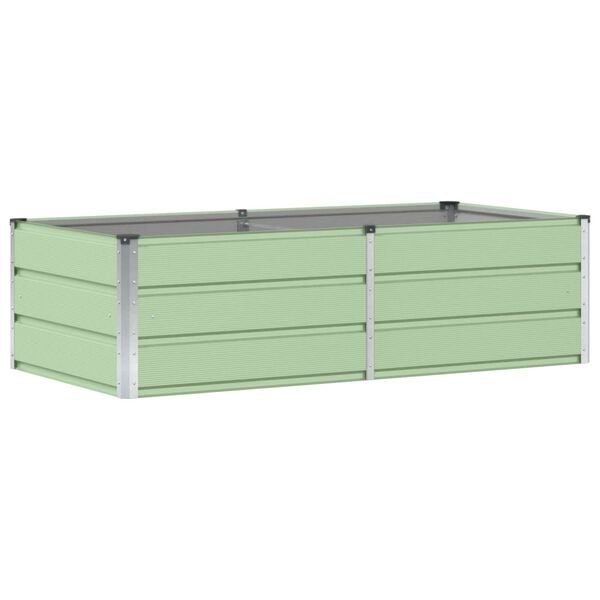 vidaXL Planter Green 160 x 80 x 45 cm Steel