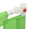 vidaXL Toddler Safety Bed Rail Green 200x25 cm Fabric