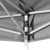 vidaXL Hexagonal Pop-Up Foldable Marquee Grey 3.6x3.1 m