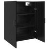 vidaXL Wall-Mounted Cabinet 2 pcs Black Oak 69.5 x 34 x 90 cm