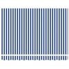 vidaXL Retractable Awning Manual Blue and White 300 x 250 cm