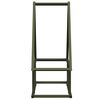 vidaXL Firewood Rack Olive Green 50x25x60 cm Cold-rolled steel